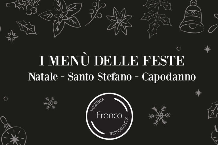 menu festività franco ristorante